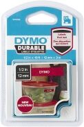 Dymo 1978366 white on red tape, 12mm (original)