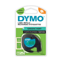 Dymo S0721640 / 91204 12mm green plastic tape (original Dymo)