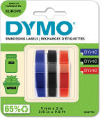 Dymo S0847750 embossing tape assorted multipack (original Dymo)