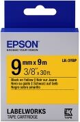 Epson LK 3YBP black on pastel yellow tape, 9mm (original)