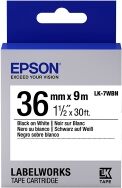 Epson LK 7WBN standard black on white tape, 36mm (original)