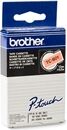 Brother TC-B010 texto preto sobre laranja 12mm