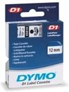 Dymo 45010 12mm x 7m D1 preto sobre transparente