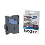 Brother TX-315 fita branco sobre preto 6mm x 15m