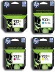 HP 932XL + 933XL Pack poupança 4 tinteiros