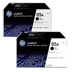 HP 05A Pack 2 toners pretos  CE505D