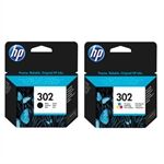 HP 302 Pack Tinteiros Preto + Cor