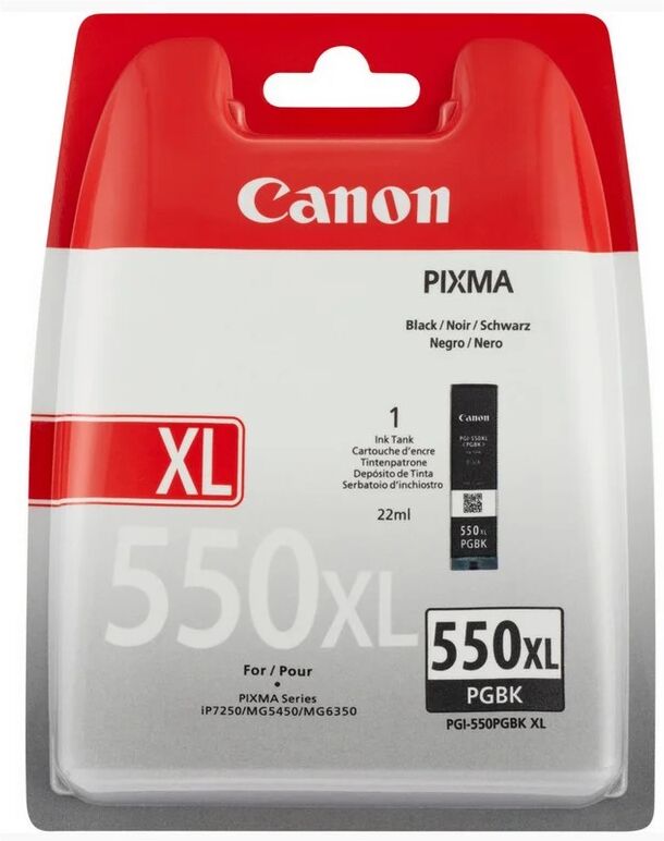 Canon pgi-550pgbk xl cartucho negro para mg/ip/mx/ix