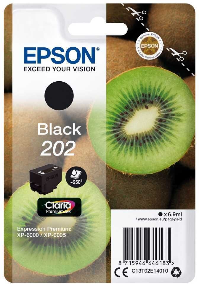 Epson Tinteiro Epson 202 Preto Claria Premium Xp-60xx -.