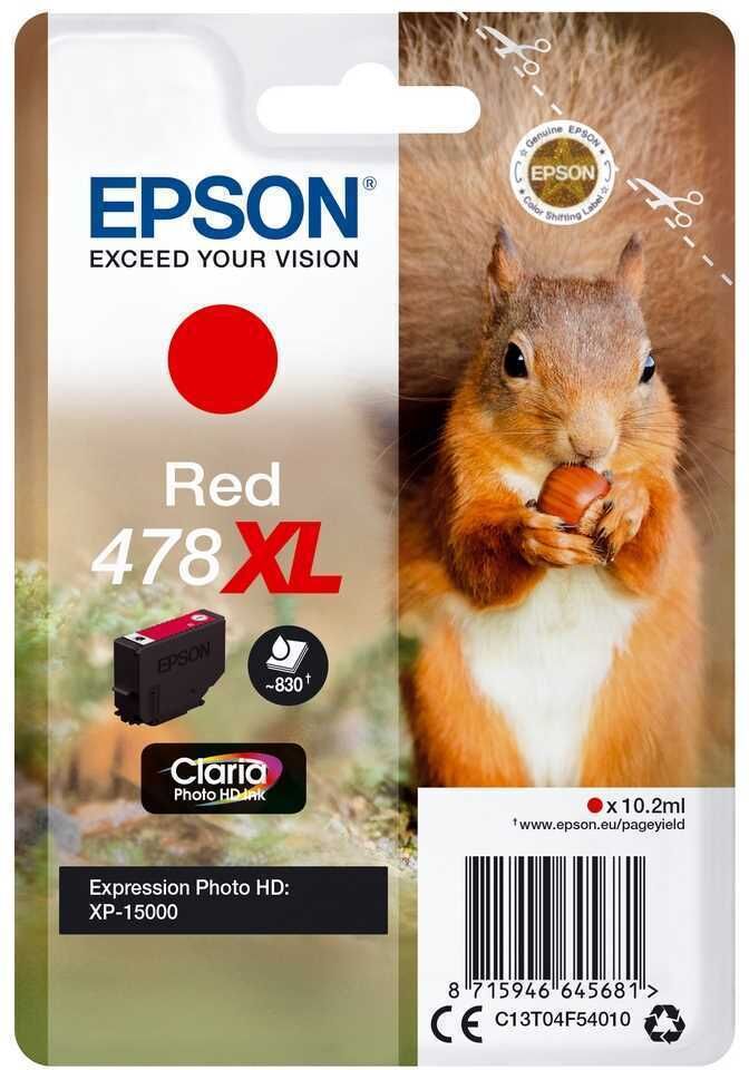 Epson Tinteiro Epson Red 478xl Claria Photo Hd - C13t04.