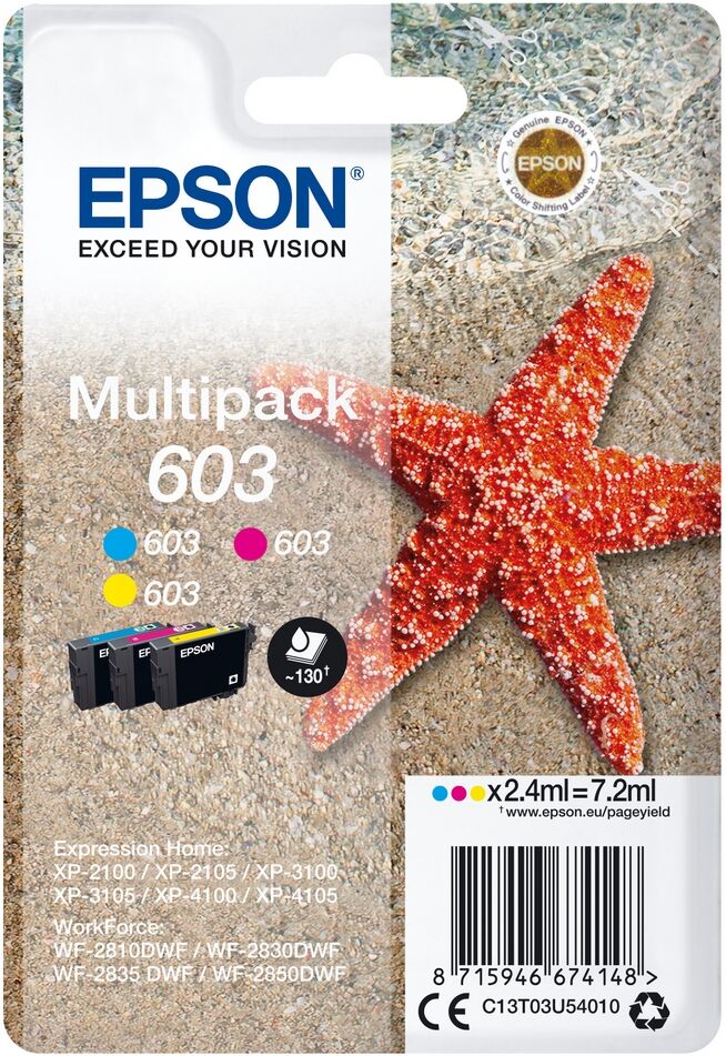 Epson Tinteiro Epson Multipack 603 Tri-Color Blister