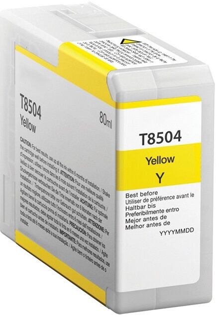 Default Epson T8504 Amarelo Tinteiro De Tinta Pigmentada Compatível C13t850400
