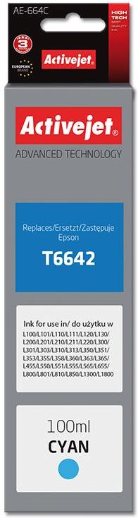 Activejet Tinteiro T6642 Compatível C/ Epson (ciano) - Activejet