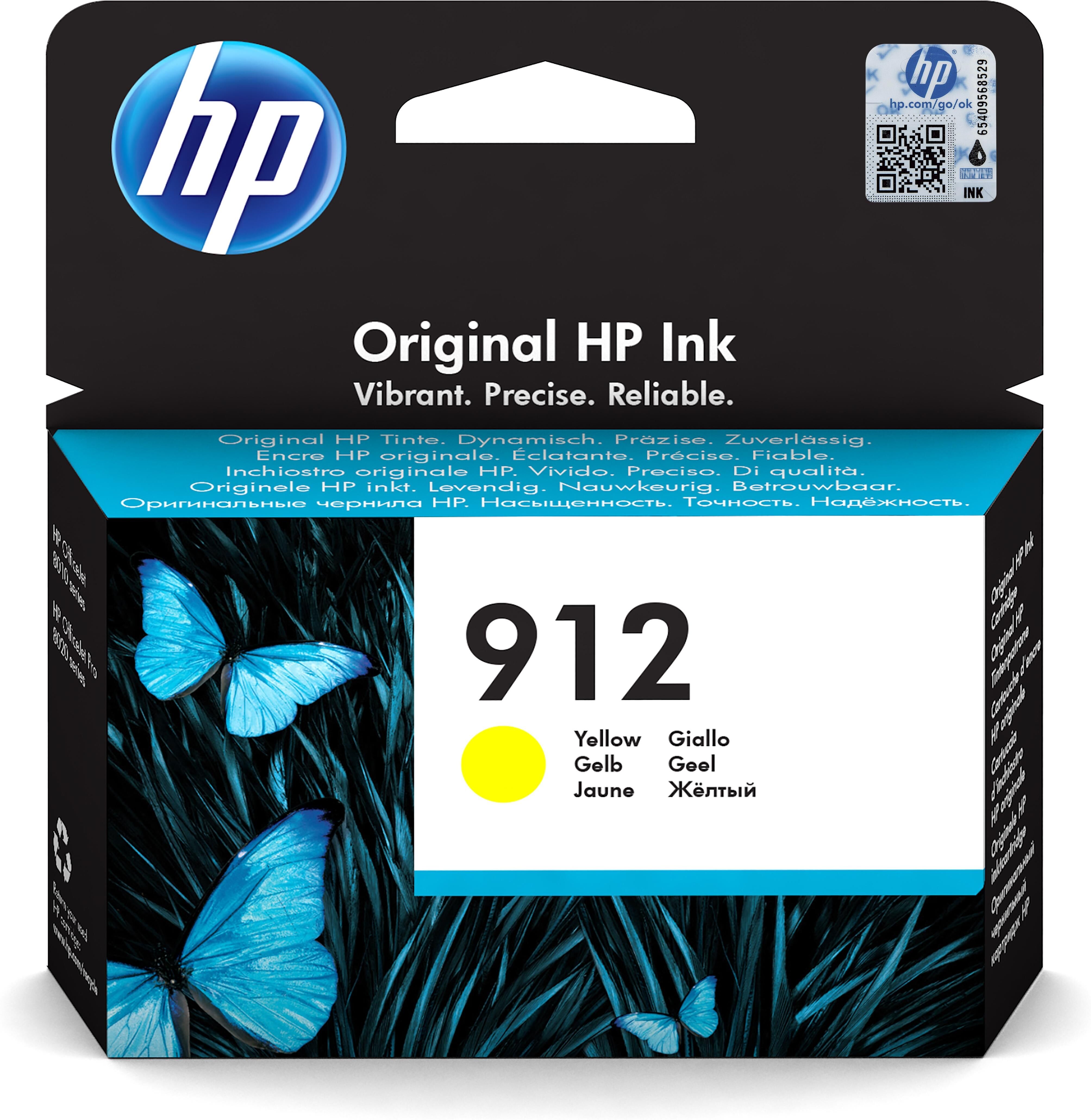 Hp Tinteiro 912 Original (amarelo) - Hp