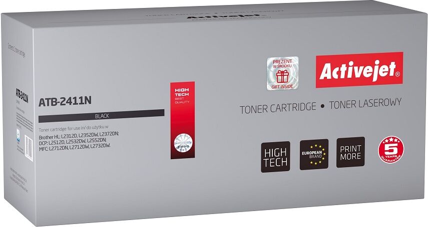 Activejet Toner Atb-2411n Compatível Brother (preto) - Activejet