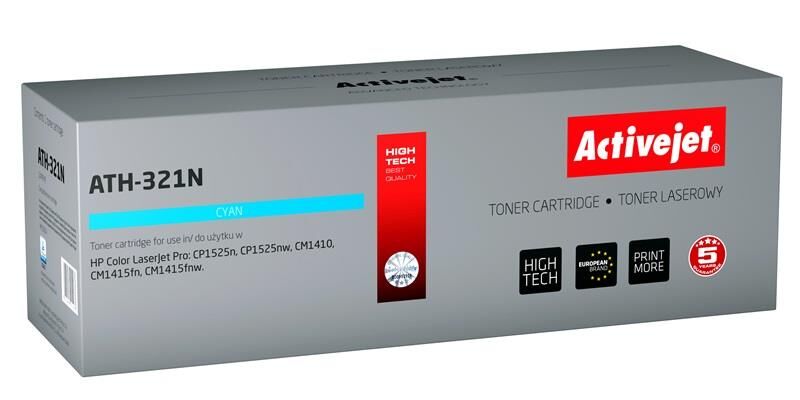 Activejet Toner Ath-321n Compatível Hp (ciano) - Activejet