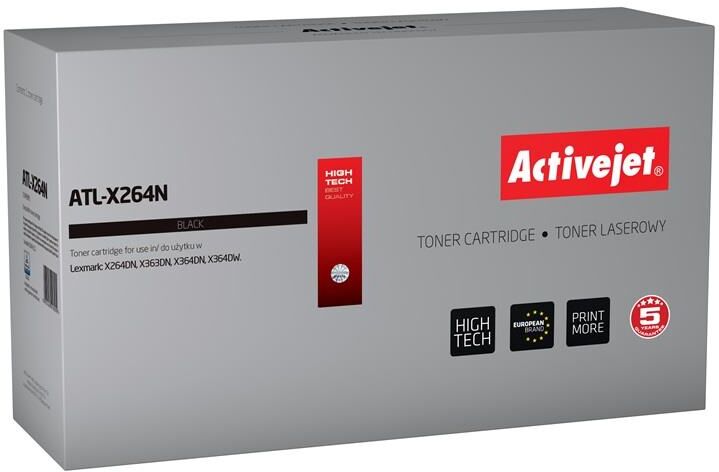 Activejet Toner Atl-x264n Compatível Lexmark (preto) - Activejet