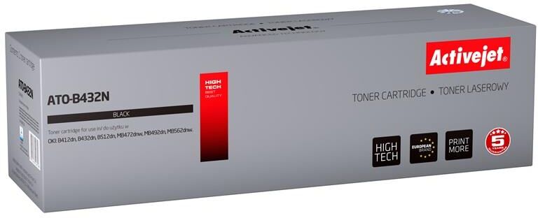 Activejet Toner Ato-b432n Compatível Oki (preto) - Activejet