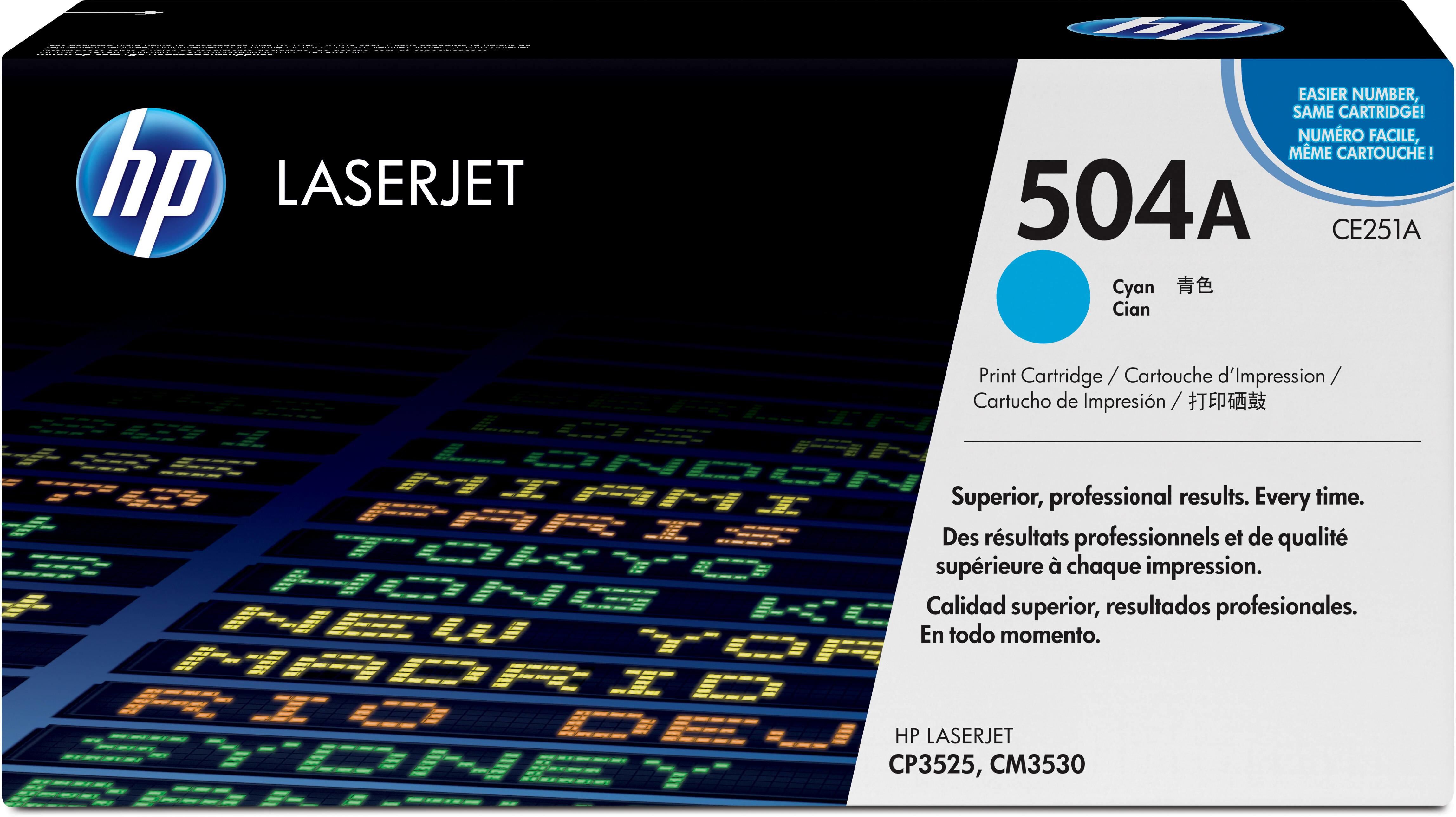 Hp Toner 504a (azul) - Hp