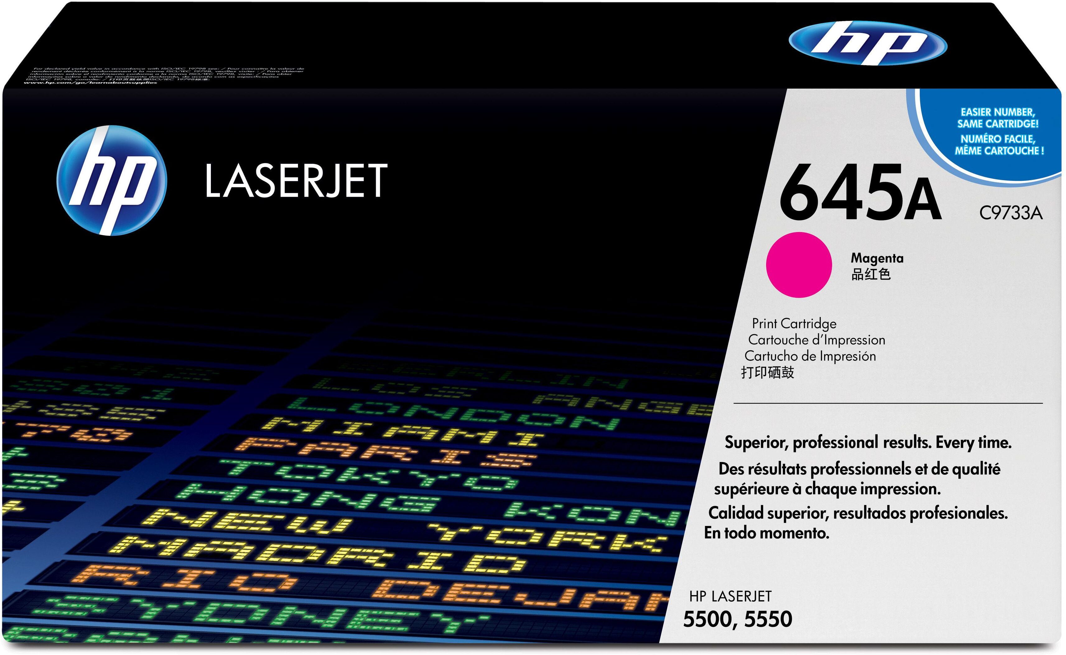 Hp 645a Laser Cartridge 12000páginas Magenta