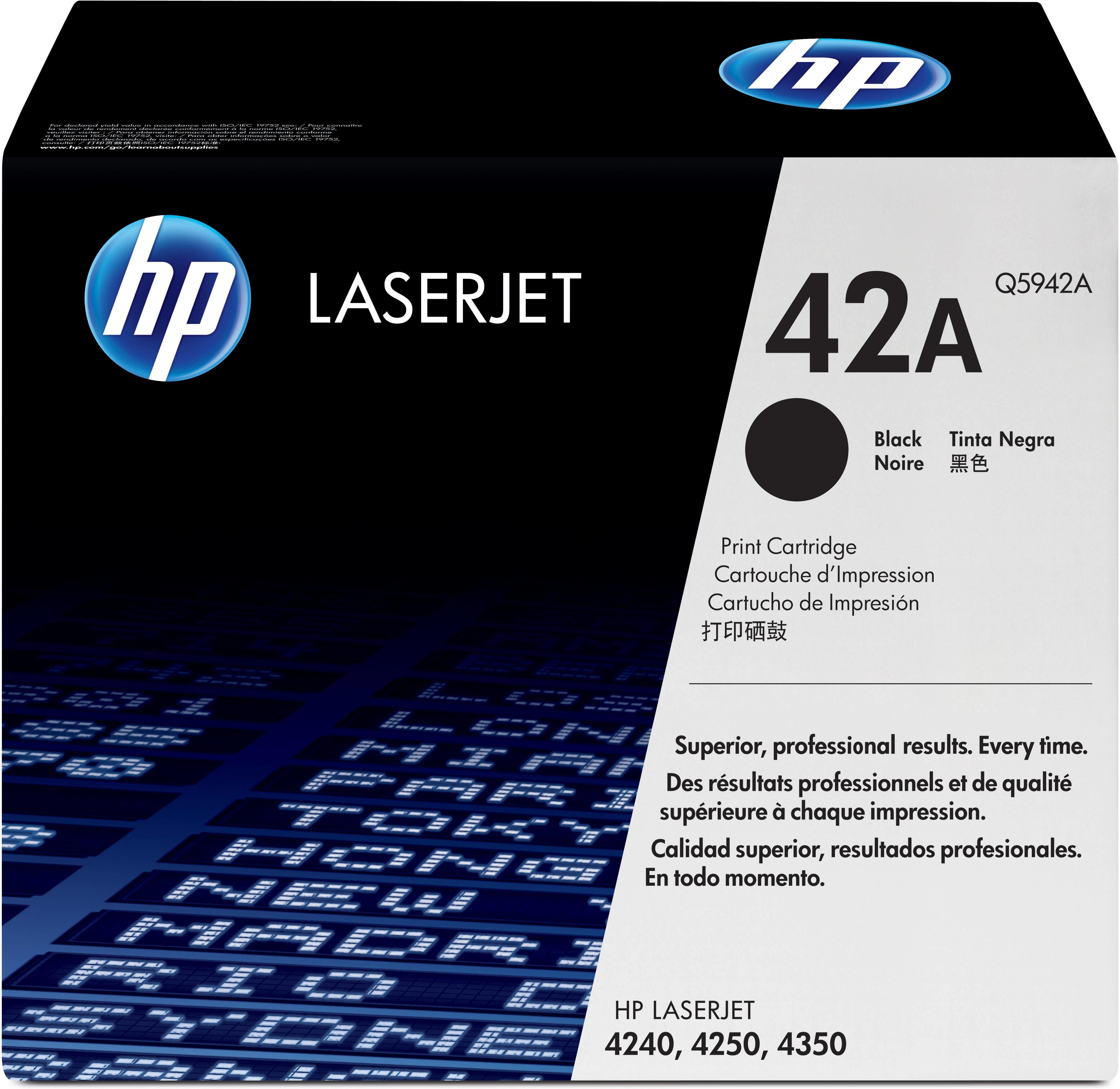 Hp 42a Black Laserjet 10000páginas Preto