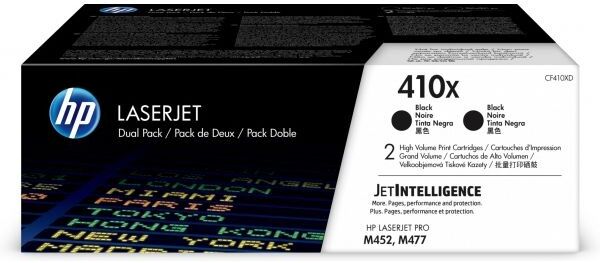 Hp Pack 2x Toner 410x (preto) - Hp