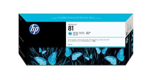 Hp 81 680ml Ciano Claro Tinteiro