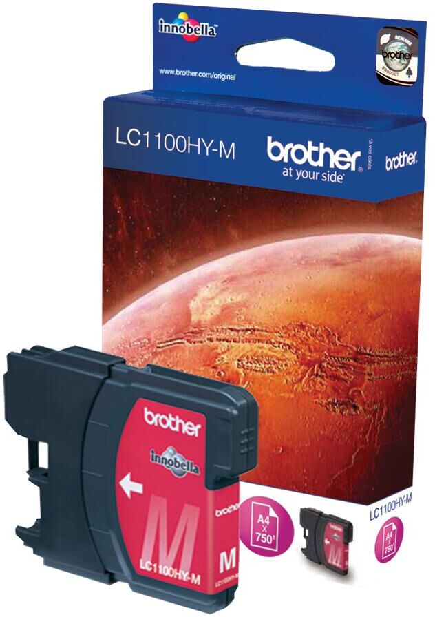 Brother Tinteiro Brother Lc1100hym Magenta P/mfc-6490cw,5890cn,5895c