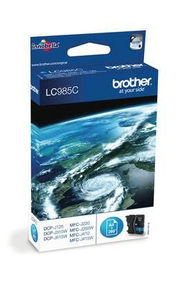 Brother Tinteiro Brother Lc985cbp Azulp/dcp-j125/j315w/j265w/j415