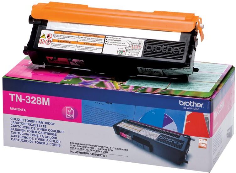 Brother Toner Brother Tn-328m Magentap/hl-4570cdw,9270cdn,9970cdw