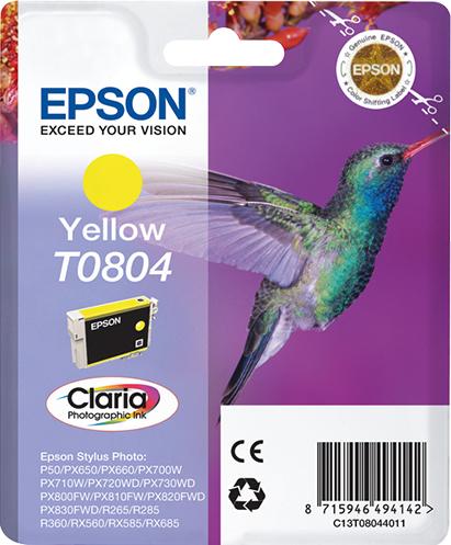 Epson Tinteiro Epson Amarelo R265/ 360/ Rx560 - C13t08044011