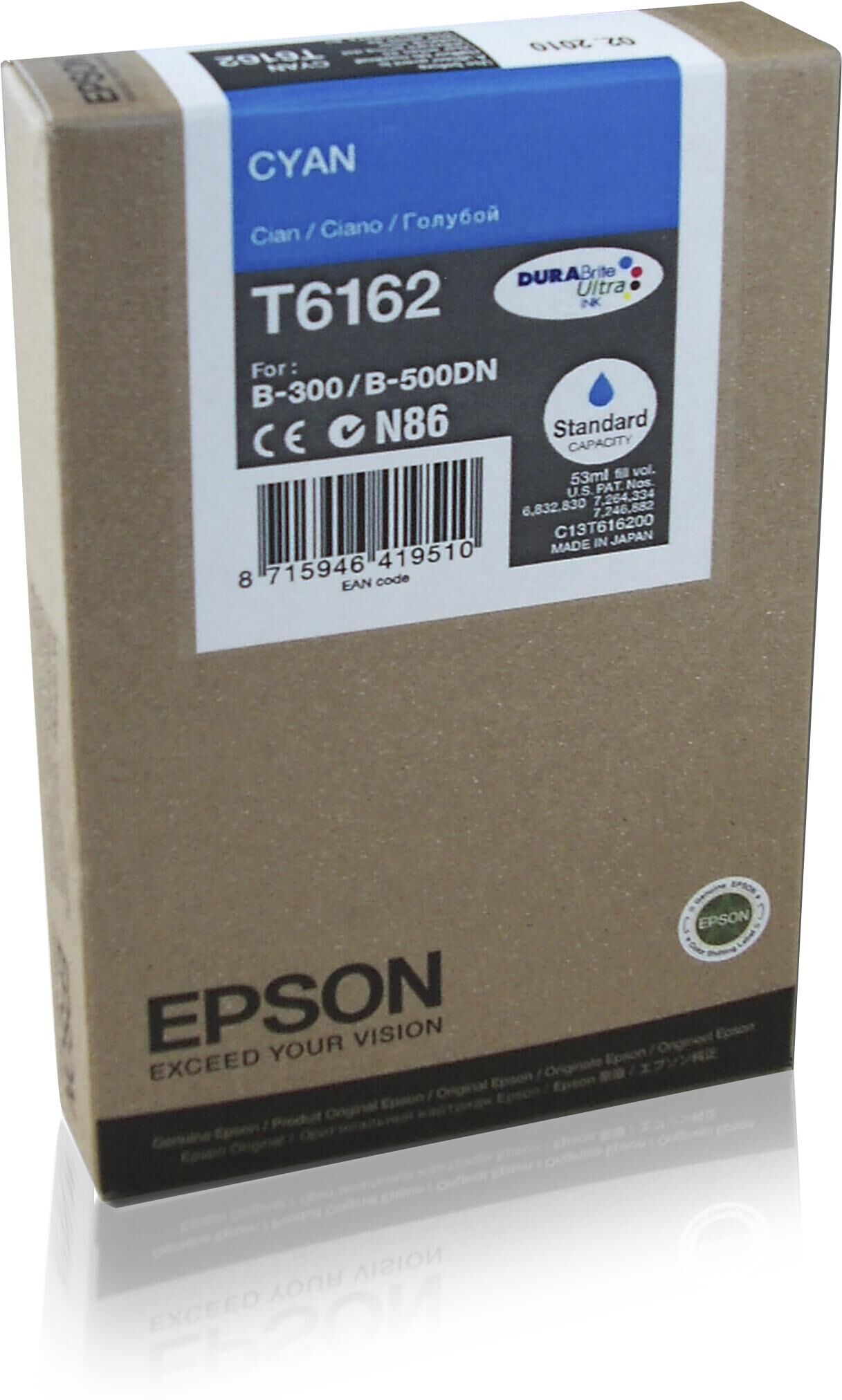 Epson Tinteiro Epson Cyan B300/ B500- C13t616200