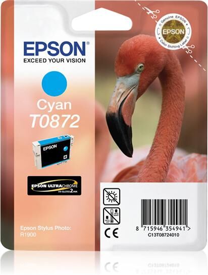 Epson Tinteiro Epson Cyan Stylus Photo R1900 - C13t08724010