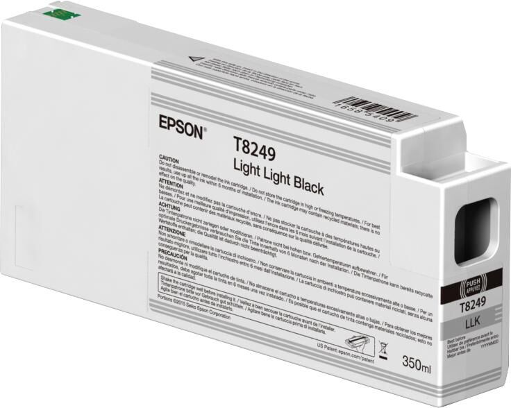 Epson Tinteiro Epson Light Light Preto T824900 Ultrachrome Hdx/hd 350ml - C13t824900