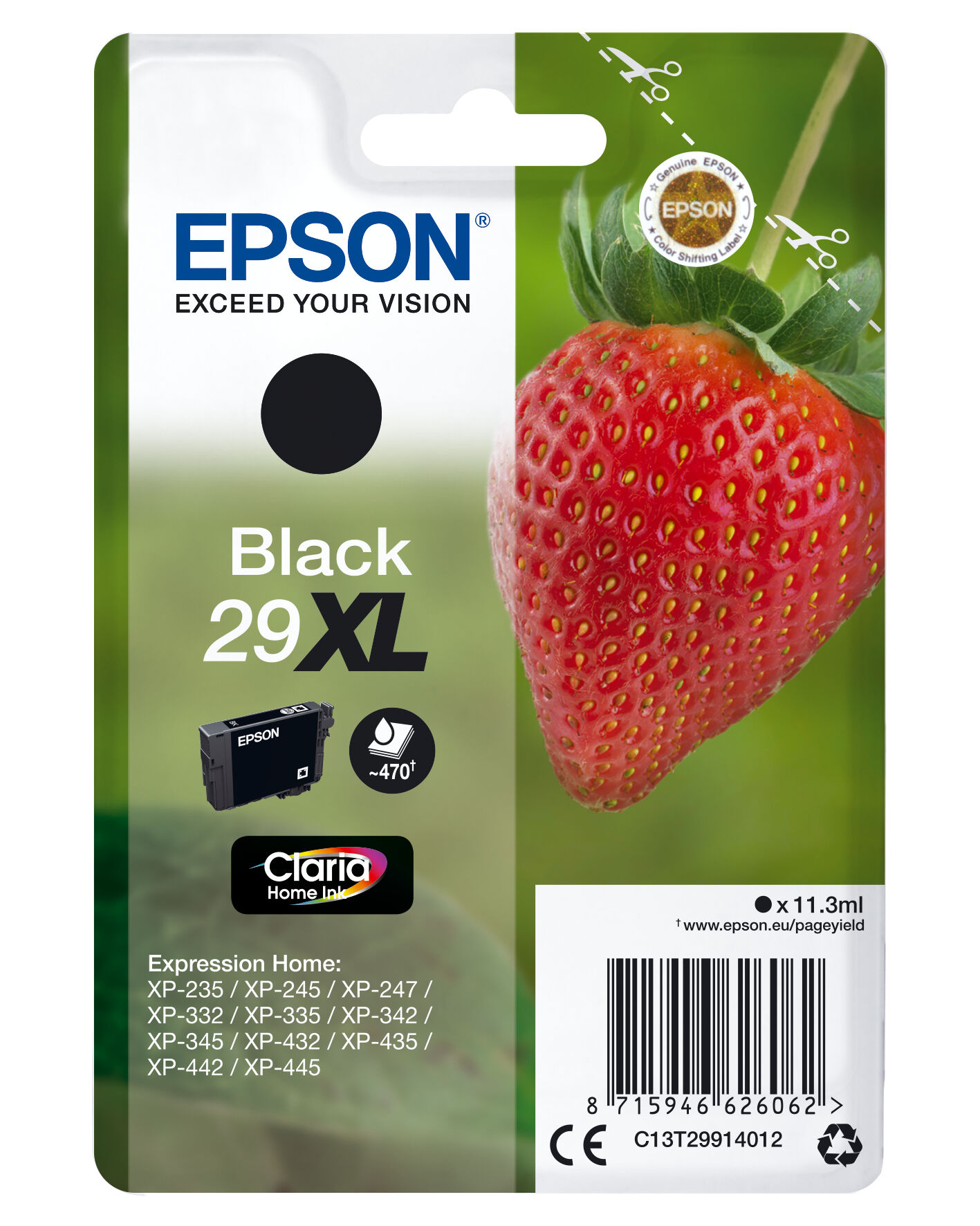 Epson Tinteiro Serie 29xl Xp-235/332/335/432/435 (preto) - Epson