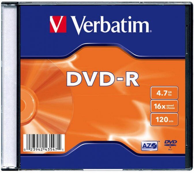 Verbatim Cd/dvd-r Matt Silver 4.7gb - Verbatim