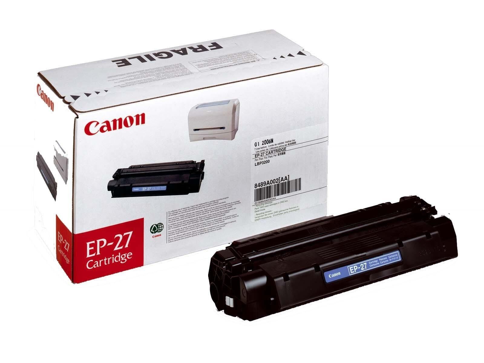Canon Toner Ep-27 Preto (2500 Páginas) - Canon