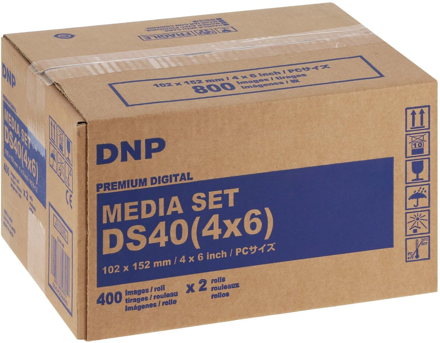 DNP Papel T�rmico para DS 40 - 10 x 15cm 800 Fotos