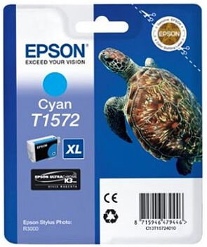 Epson Tinteiro T1572 Cyan 25.9ml Stylus Foto R3000