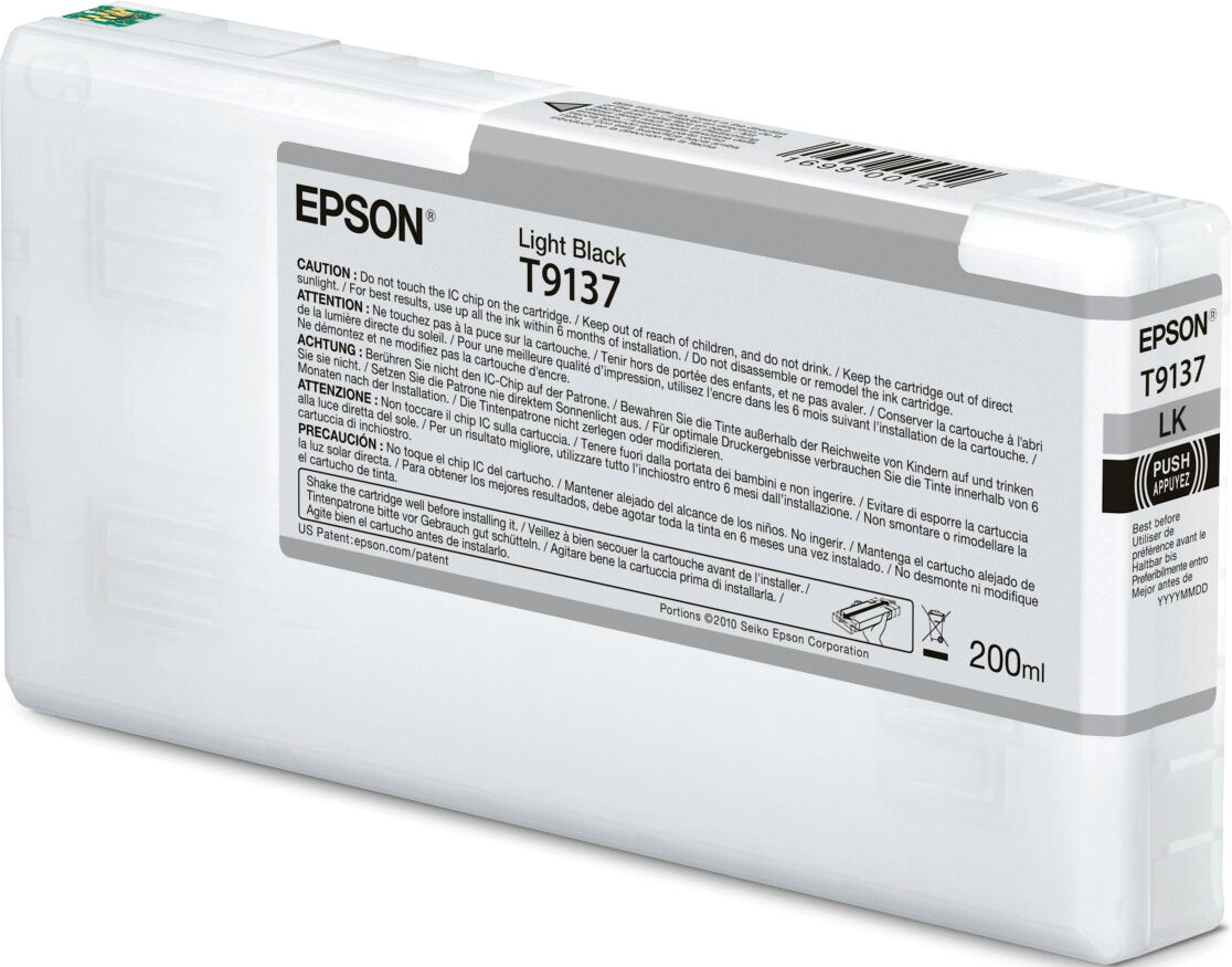 Epson Tinteiro T9137 Preto Claro 200ml SureColor SC-P5000