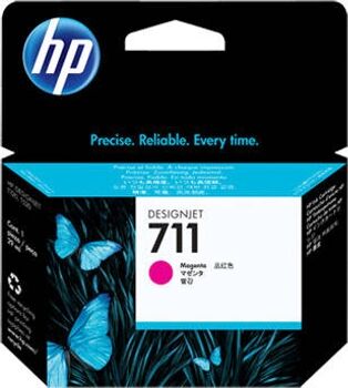 HP Tinteiro 711 29 ml Cz131A Magenta