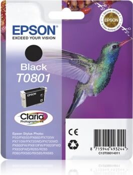 Epson Tinteiro T0801 Preto (C13T080140B0)