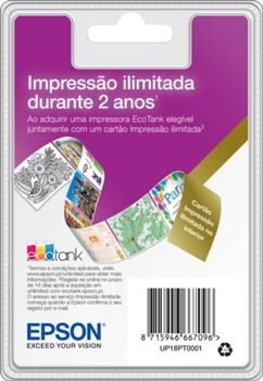 Epson Cartão Impressão Ilimitada