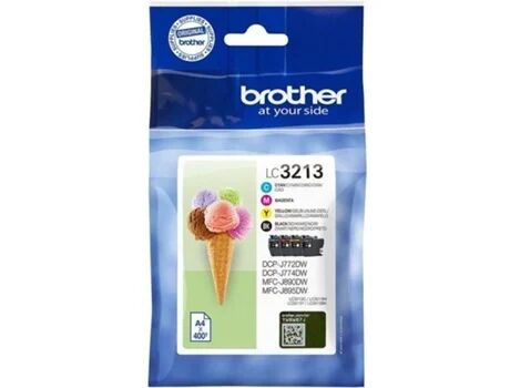 Brother Pack 4 Tinteiros LC3213 XL Cores