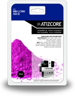 Matizcore Tinteiro Brother LC980/1 Preto (MBLC980/1100BK)