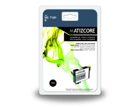 Matizcore Tinteiro MATZICORE Epson T1281 Preto (MET1281BK)