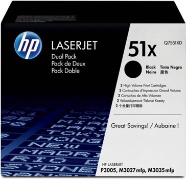 HP Toner 51X XL Preto (Q7551X)