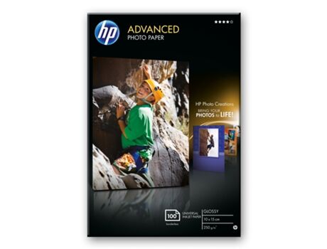 HP Papel fotográfico Brilhante Advanced Glossy (250 g/m² - 100 folhas)