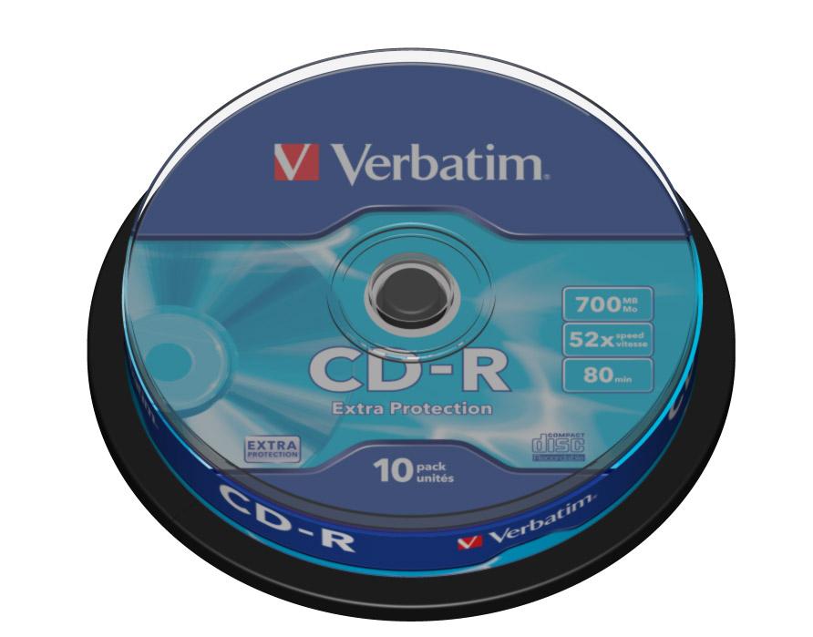 Verbatim CD-R Extra Protection 700 MB 10 pezzo(i)