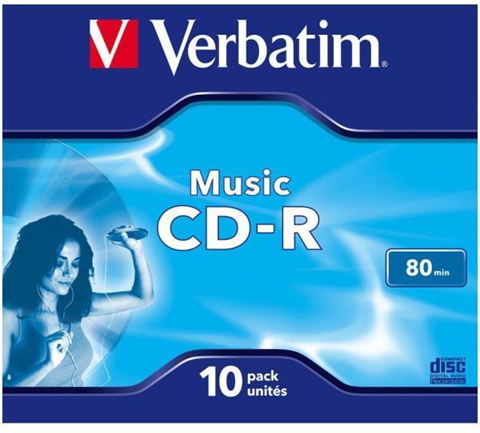 Verbatim CD-RW  CD 700MB (10 Pezzi)